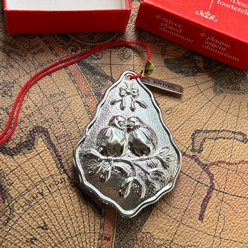 Vintage Eaton 12 Days of Christmas Ornament - Two Turtle Doves Original Box